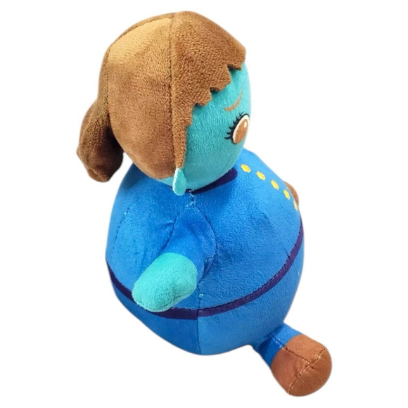 Willy Wonka The Chocolate Factory Plush Violet Beauregard Blueberry Girl Toy 7” - Picture 3 of 14